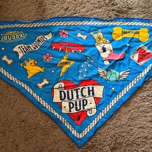 Blue Dutch Pup Bandana Dutch Bros dog bandanna